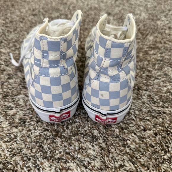 Blue and white checkered vans women size 7 1/2 - Picture 4 of 6